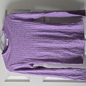 Zenana purple long sleeve small